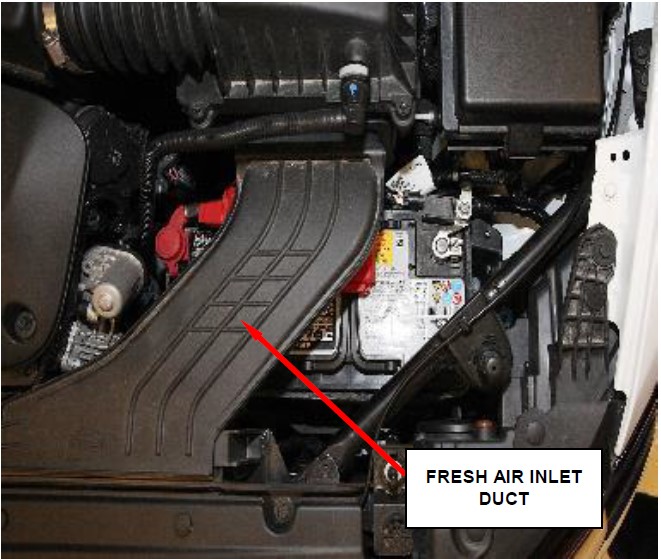 Figure 1 – Fresh Air Inlet Duct