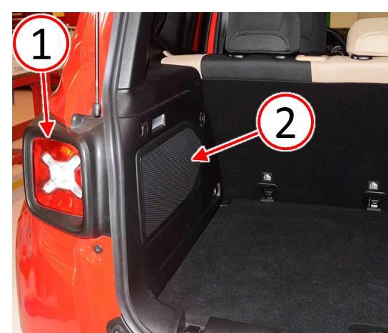 Fig. 1 Tail Lamps And Trim Panels