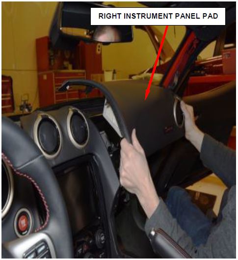 Remove Instrument Panel Pad