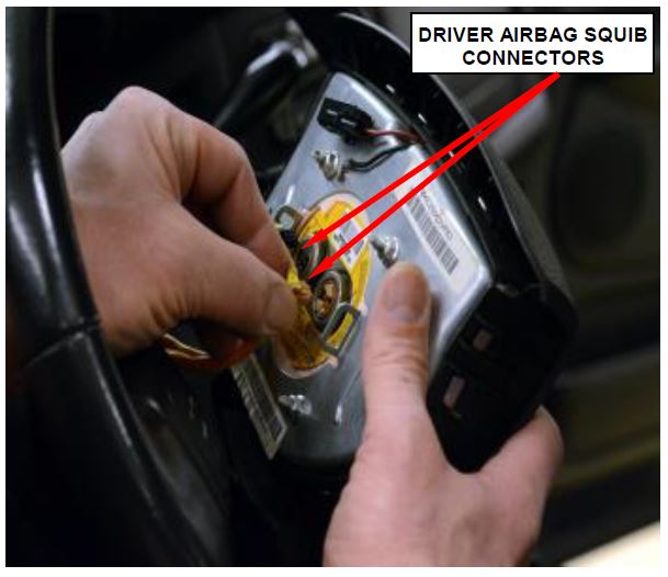 Driver Airbag Squib Connectors