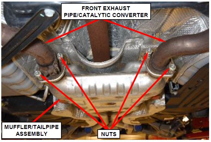 Figure 12 – Exhaust System Flange Nuts