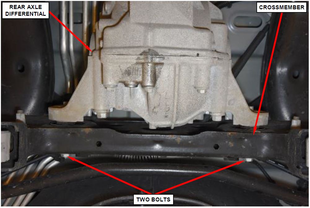 Figure 18 – Rear Axle Differential-To-Crossmember Bolts