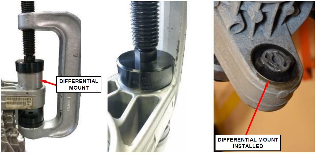 Figure 21 – Rear Axle Differential Mount Installation