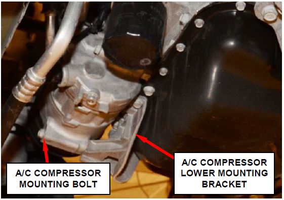 Figure 2 – Air Conditioning Compressor Lower Mounting Bracket