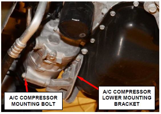 Figure 2 – Air Conditioning Compressor Lower Mounting Bracket