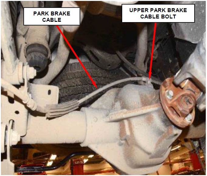 Figure 11 – Park Brake Cable Bolt
